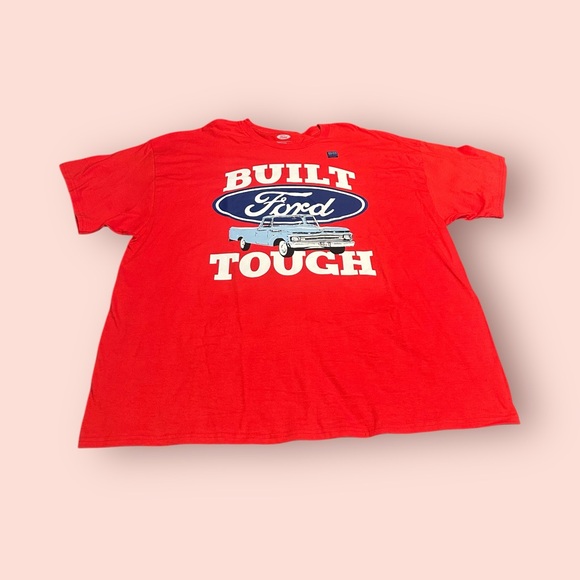 Ford Other - Men's Built Ford Tough Truck Tee Shirt Red Size 3X